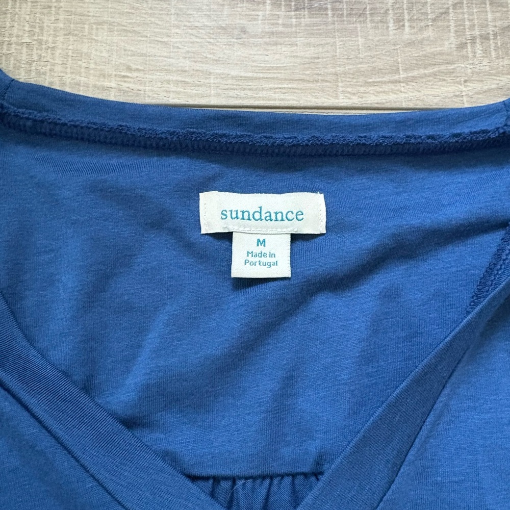 Sundance Deep Blue Long Sleeve Top - Picture 2 of 7